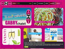 Tablet Screenshot of chaletgabry.it